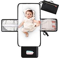 Lekebaby Baby Travel Changing mat Portable Changing mat Travel Nappy Changing mat Portable