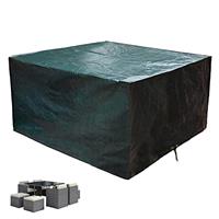 PATIO PLUS Outdoor Furniture Set Cover Waterproof - Garden Rectangular Covers for Patio Table and Chairs Set