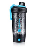 VOLTRX Shaker Bottle, Gallium USB C Rechargeable Electric Protein Shake Mixer.