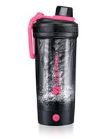 VOLTRX Shaker Bottle, Gallium USB C Rechargeable Electric Protein Shake Mixer.