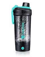 VOLTRX Shaker Bottle, Gallium USB C Rechargeable Electric Protein Shake Mixer.