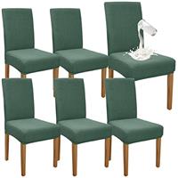Granbest Premium Waterproof Dining Chair Covers, Stretch High Back Chair Slipcovers for Dining Room, Washable Removable Chair Protector for Banquet, Kitchen, Party, Hotel