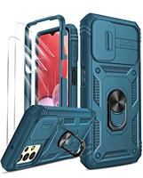 LeYi for iPhone 13 6.1'' Case and Screen Protector, Military