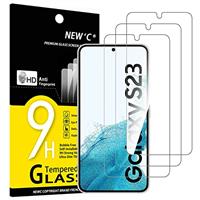 NEW'C 3 Pack Designed for Samsung Galaxy S24 Plus / S24+ 5G Screen Protector Tempered Glass,Case Friendly Ultra Resistant