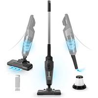 Duronic Cordless Vacuum VC Stick Vacuum Cleaner, Self-Standing Lightweight Vacuum for Carpet/Hard Floors, Adjustable Suction Power, HEPA Filter, 220W, Rechargeable Lithium Battery