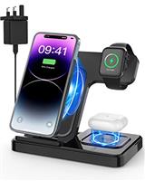 Wireless charger, 3 in 1 inductive charging station for iPho.ne 14/13/12/11/Mini/Pro/Promax, App1e Watch2/3/4/5/6/7/8 and AirP.ods Pro3/2/1
