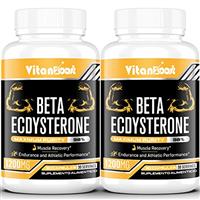 Beta Ecdysterone Supplement 1200mg | Increases Lean Muscle Mass, Exercise Performance, Strength and Protein Synthesis, 98% Maximum Purity Formulated for Enhanced Absorption