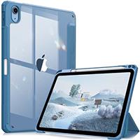 FINTIE Hybrid Case for iPad (A16) 11th Generation 11 Inch (2025), iPad 10th Generation 10.9 Inch (2022) - [Ultra Slim] Shockproof Clear Cover w/Built-in Pencil Holder, Auto Wake/Sleep,