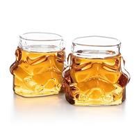Original Stormtrooper Inverted Whisky Glass, Transparent, for Whiskey, Bourbon & Scotch, 150ml, Perfect Whisky Glass, Rum Glass Gift for Men - ThumbsUp!