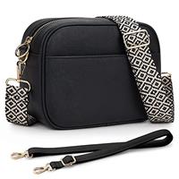 KALIDI Crossbody Bag Women Shoulder Bag with Adjustable Wide Strap and Narrow Strap Multiple Pockets Stylish Handbags