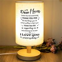Blumuze Mum Gifts, Mothers Day Personalised Table Lamp Gifts for Mum, Mum Birthday Gifts from Daughter Son, Gifts for Mum on Her Birthday Anniversary Valentines, Bedsides Light Presents for Mum/Mummy