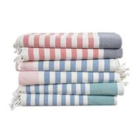 LANE LINEN 100% Cotton Beach Towel with Beach Bag, Beach Towels Oversized, 39"x71", Pool Towel, Oversized Beach Towel, Quick Dry Sand Towel, Travel Towel
