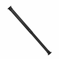 Hershii White Adjustable Shower Curtain Rod Spring Tension Pole Extendable Wardrobe Rail Clothing Hanger Telescopic Bar for Bathroom Closet Window RV Doorway