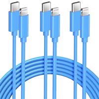 Avoalre iPhone Fast Charger Cable 3Pack 2M USB C to Lightning Cable [MFi Certified] New iPhone Cable Compatible with iPhone14 13 12 11 Pro Max X XS XR,iPad Pro MacBook Air, iPod