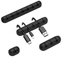 BOULTON Cable Holder Clips Pack of 3 | Self-Adhesive Silic