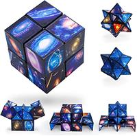Boys Toys Age 7 8 9 10, Kids Educational Fidget Toy Gifts for 5-10 Year Old Boy Girls Birthday Presents Sensory Toys for Autism Infinity Cube Puzzles Games for Kid Girl Age 6-11 Teen Adult Fidget Cube