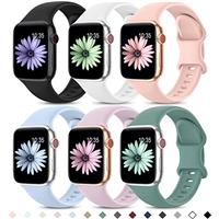 Higgs 6 Pack Sport Straps Compatible with Apple Watch Straps 10 42mm 38mm 40mm 41mm Women Men, Soft Silicone Strap Replacement Watchbands for iWatch Ultra/Ultra 2,Series 9 8 7 6 5 4 3 2 1 SE