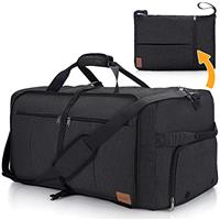 Urtala Travel Duffel Bag for Men & Women, Large Holdall Bag Foldable Weekend Overnight Bag with Shoe Compartment & Shoulder Strap, Lightweight Waterproof