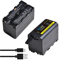 PowerTrust 5200mAh NP-F750 F770 Battery for Sony NP F570 F96