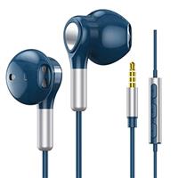 Wired Earphones for 3.5mm Jack Headphones, In-Ear Stereo Noise Isolation Earbuds, Wired Headphones With volume control and Microphone, High Definition, Pure Sound for iPhone, iPad, Samsung, MP3/4,etc