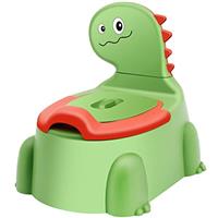 Potty Toilet Potties Training Chair Baby Kids Boys Girls Toddler Dinosaur Urinal Pot Comfortable Children 1-6 Year Old Childrens Infant Toilets Toddlers Animal Pottie with Lid Back Pottys Trainer Blue