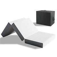 Vesgantti Folding Mattress Small Single with Storage Bag, 15CM Gel Memory Foam Foldable Mattress Tri-fold for Travel, Camping, Guest Bed - 100-Night Trial, CertiPUR-US Certified