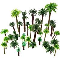OrgMemory 36pcs Palm Trees, 3-16 cm, Ho Scale Bushes, Plasti
