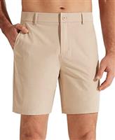 Libin Men's Golf Shorts 7" Work Dress Shorts Casual Flat Front Hybrid Shorts Lightweight Quick Dry