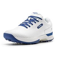 FitVille Mens Golf Shoes Extra Wide Fit Casual Sneakers Water Resistant Non Slip Outdoor Spiked Trainers for Golf Training