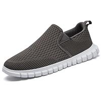 Oltyutc Mens Trainers Running Shoes Slip-on Canvas Loafers Gym Walking Sneakers Lightweight Tennis Shoes