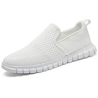 Oltyutc Mens Trainers Running Shoes Slip-on Canvas Loafers Gym Walking Sneakers Lightweight Tennis Shoes