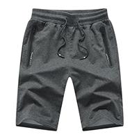 Tansozer Mens Gym Shorts Summer Casual Sports Shorts Elasticated Waist with Zip Pockets
