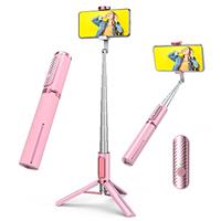 Selfie Stick Tripod with Remote Cellphone Tripod with 1/4 inch Bolt Stand 270 Rotation Compatible iphone/Android/Gopro Series Cameraswhite pro