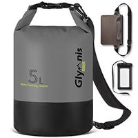 Glymnis Dry Bag 5L 10L 20L Waterproof Bag with Waterproof Pouch Bag + Phone Case and Adjustable Shoulder Strap for Kayaking Boating Fishing Rafting Swimming Camping Snowboarding