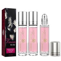 3pcs Pheromone Perfume for Women to Attract Men,Venom Pheromone Perfume,Roll-On Infused Essential Oil Perfume Cologne,10ml Concentrate Body Perfume Oil