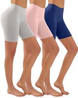 YADIFEN Womens Safety Anti Chafing Shorts Seamless Chub Rub Shorts Long Briefs Ladies Breathable Knickers Underwear Women's Boxer BoyShort Leggings for Under Skirt/Dresses Shorts Multipack