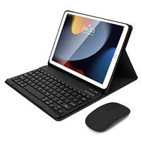 SOPPY Bluetooth Keyboard Case for iPad 10.2-inch (7th/8th/9th Gen) 10.9-inch (10th Gen) 11-inch (Pro/Air), Detachable Keyboards with Built-in Pencil Slot, Rechargeable Wireless Protective Cover