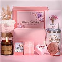 21st Birthday Gifts for Her, Personalised Birthday Hampers for Women Turning 21, Funny 21 Year Old Pamper Gift Basket for Girls, Best Friend, Sister, Daughter, Niece, Lady 21 Birth Day Presents Ideas