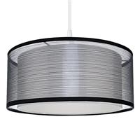 FRIDEKO HOME Modern Light Shade Ceiling - 2 Tier Lampshade for Ceiling Lights, Bedroom Lights Ceiling Lamp Shades for Living Rooms,Hallways,Bedroom