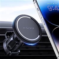 Miracase Design for MagSafe Car Mount[2023 Upgraded Magnets] Car Phone Holder Air Vent,Magnetic Phone Car Mount Compatible with iPhone 12/13/14 Pro MaxSamsungHuawei ect.