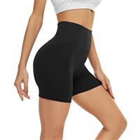 CAMPSNAIL Cycling Shorts Women High Waisted Gym Leggings Ladies Black Pants for Cycle Running
