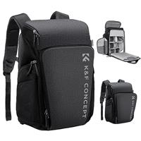K&F Concept Camera Backpack for Photographers Large Capacity Camera Bags with Raincover, 15.6 Inch Laptop Compartment for Camera Drone Bags