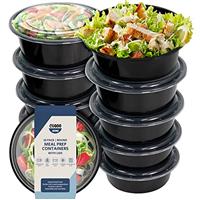 CUQOO Premium Prep Containers Compartment Lunch Box | BPA-Free & Food-Safe Snack Box for Adults & Kids | Microwavable, Dishwasher, Oven & Freezer Safe Bento Box