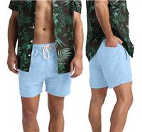 westAce Mens Swim Trunks Board Shorts 100% Polyester Quick Dry Hot Summer Beach Surfing Pool Essential Holiday Swimwear Black Blue Orange Swimming Shorts for Men S-XXL