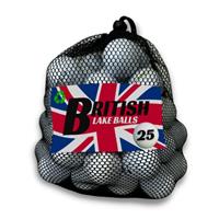 British Lake Balls - Recycled & Washed Assorted Premium Lake Golf Balls - with Storage Bag - Mixed Golf Balls Lake Balls from Quality Brands like Nike, Srixon, Callaway, TaylorMade, etc. for Golfers