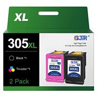 BJTR 305 ink cartridges black and colour Replacement for HP 305XL Printer ink Cartridge 305XL Ink Ca