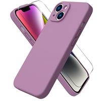ACRONIX iPhone 14 Case - 6.1", with Screen Protector, Silky-Soft Touch Liquid Silicone Shockproof Case - Comprehensive Protection Cover