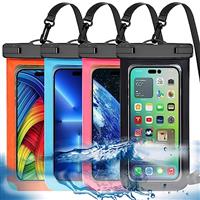 Waterproof Phone Pouch, Large Phone Waterproof Case Dry Bag (Protection level: IP68) Outdoor Sports for Apple iPhone,Samsung,and up to 7.5"