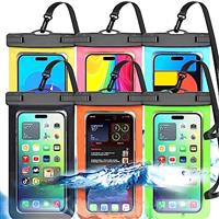 Universal Waterproof Phone Pouch, Large Phone Waterproof Case Dry Bag (Protection Level: IP68) Outdoor for Apple iPhone,Samsung,and up to 7.5"
