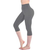 Walifrey Cropped Leggings for Women, High Waisted 3/4 Length Leggings for Workout Gym Sports